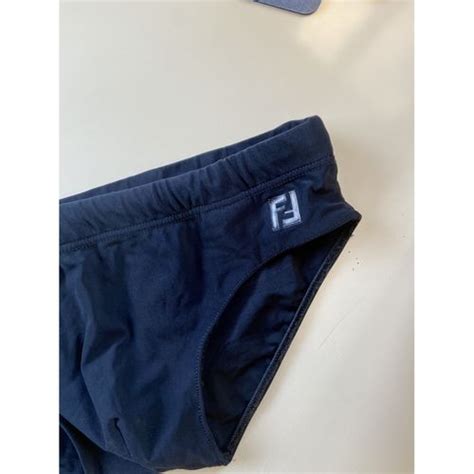 fendi black lycra shorts|fendi swimsuits.